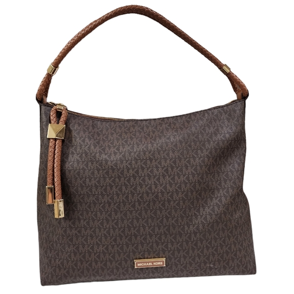 Michael Kors Signature Brown Shoulder Bag - Picture 9 of 16
